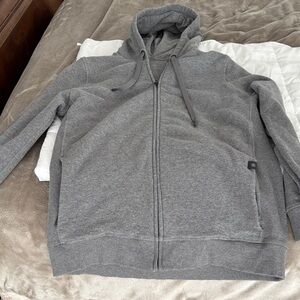 Mack Weldon Large Gray Hoodie Sweatshirt